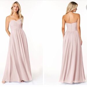 Elegant Azazie Light Pink Dress